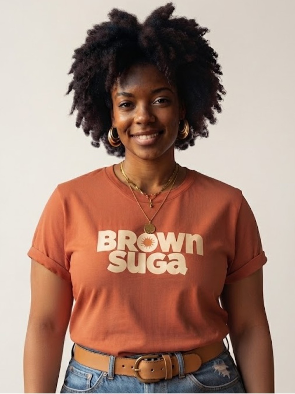 Legendary Rootz Brown Suga Graphic Tee Women's XL NWT T Shirt